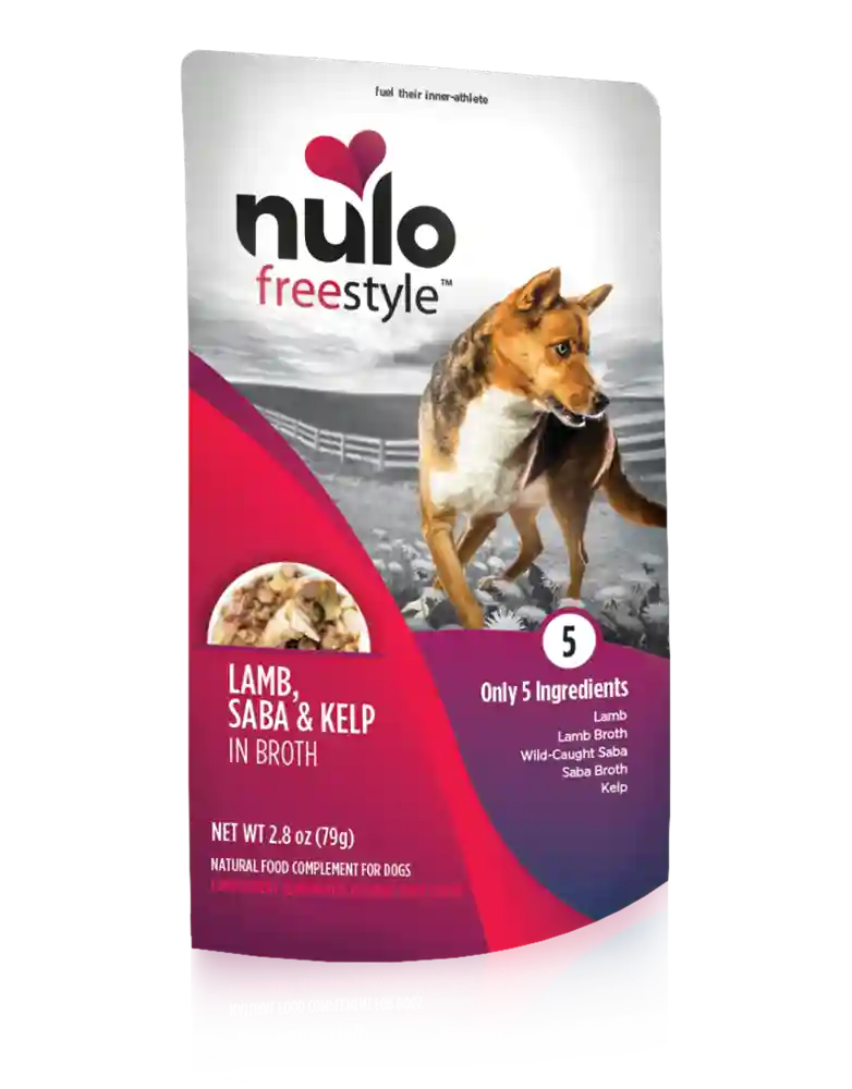 Freestyle Grain Free Lamb, Saba & Kelp Recipe Pouch Dog Food 2.8-oz